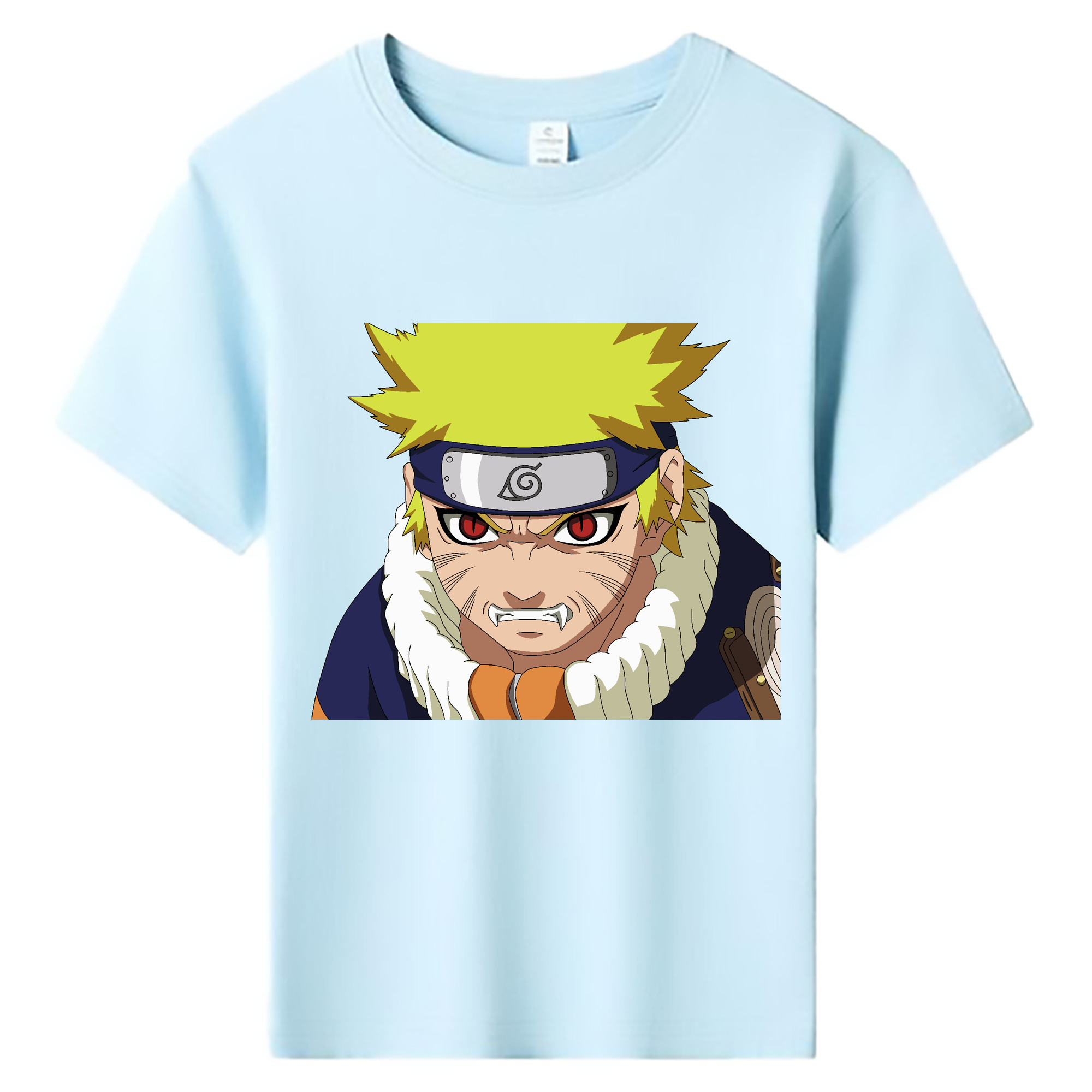 （画像用） NARUTO -ナルト- うずまき ナルト Uzumaki Naruto 綿100％キッズTシャツ（フロントプリント）